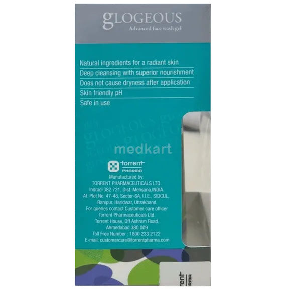 glogeous facewash 100 gm